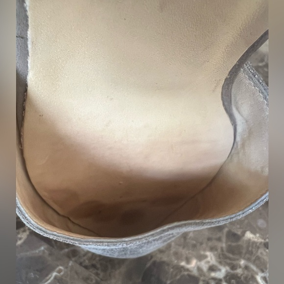 Paul Green Pointed Toe Ankle Strap Metallic Flats - Picture 12 of 16